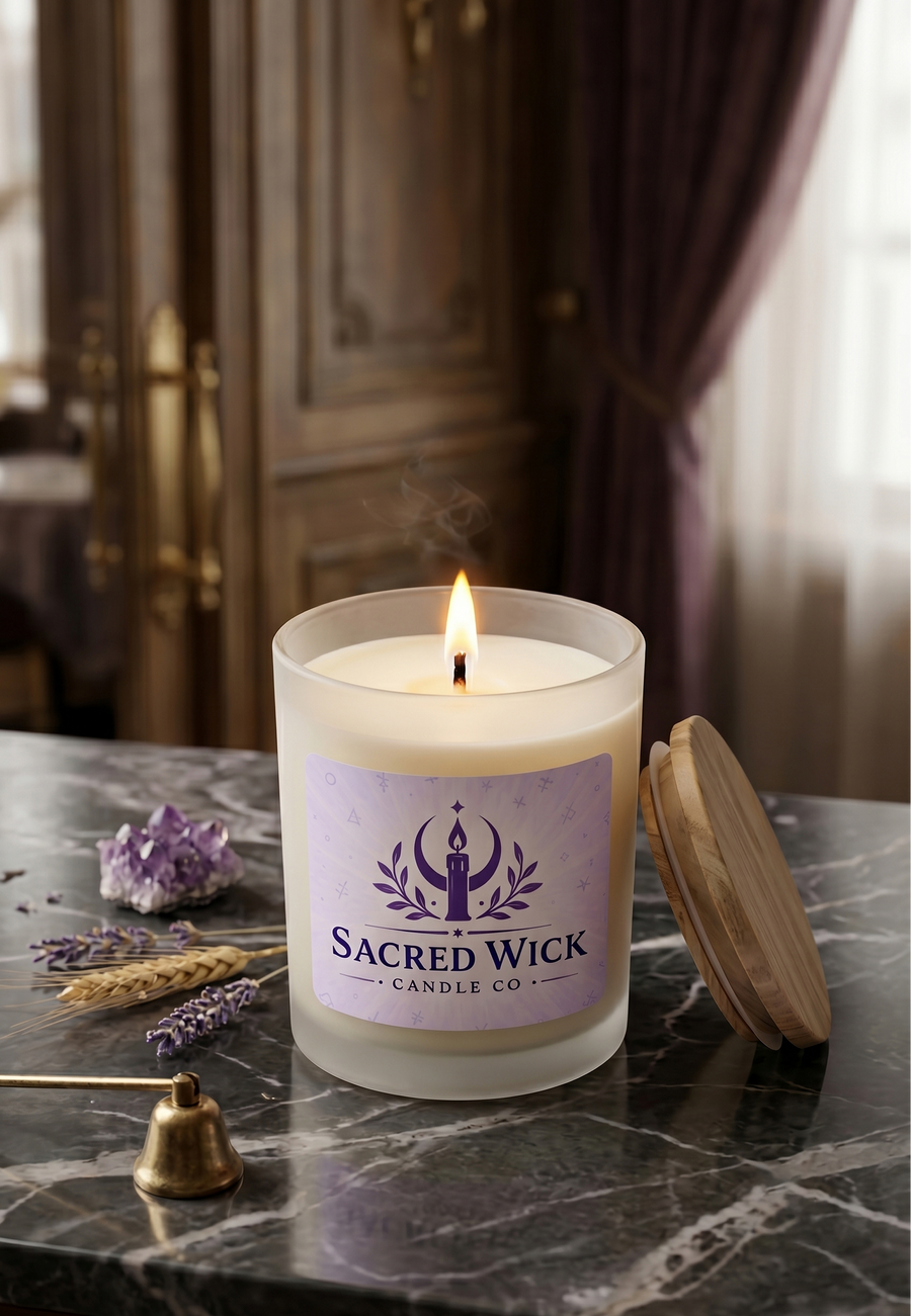 11 oz Frosted Wood Wick Signature Collection