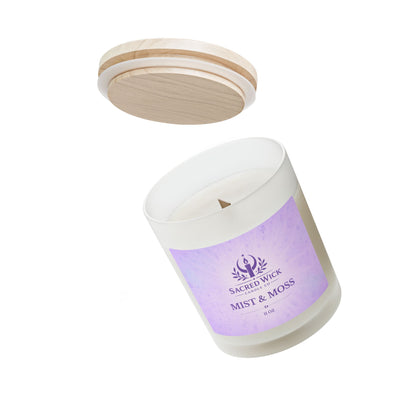 11 oz Mist & Moss Wood Wick Soy Candle