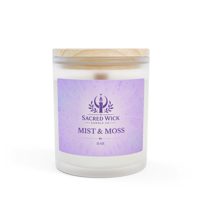 11 oz Mist & Moss Wood Wick Soy Candle