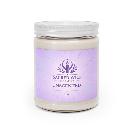 9oz Unscented Soy Candle